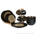 ODM ODM de atacado ODM 16 peças Glazes Cerêmicos Dinnerware